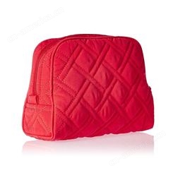 定制化妆包红色棉布压纹时尚女士迷你小号收纳包网红外出旅行手拿包