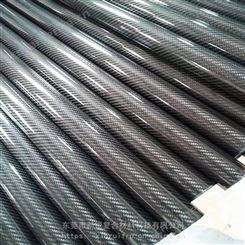 碳纤维管3K平纹管高强度碳纤维管滑轨碳纤管