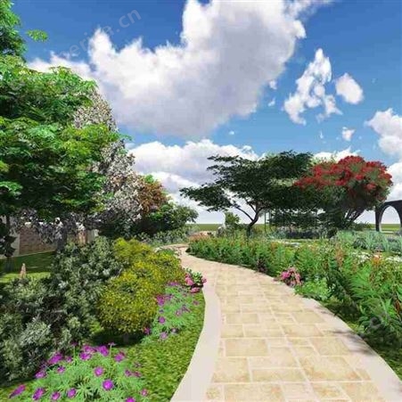 泉州别墅屋顶花园园林庭院景观设计 厦门富红兴绿化植物配置