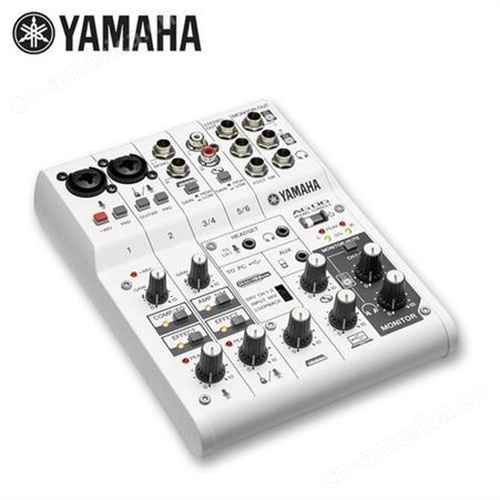 雅马哈(YAMAHA) AG06 03小型调音台声卡电脑手机录音网络K歌直播声卡音响