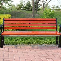 林静美新疆休闲椅木质公园椅