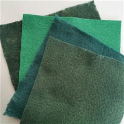 厂家供应土工布 国标涤纶短丝长丝土工布 工地专用绿色防尘土工布