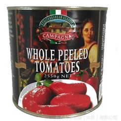 销售意大利卡派纳去皮整番茄罐头 披萨原料番茄酱 2.55kg